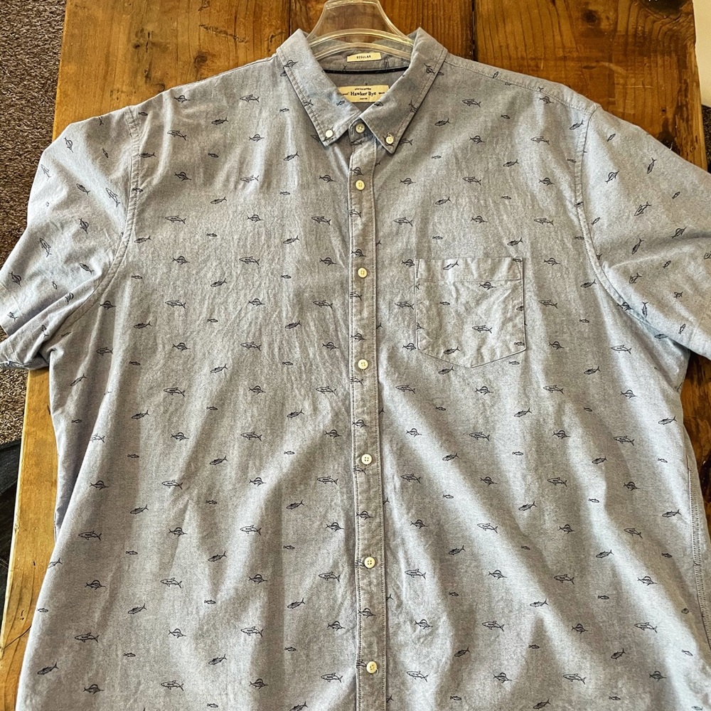 Hawker Rye (Stitch Fix) short sleeve button up 3XL